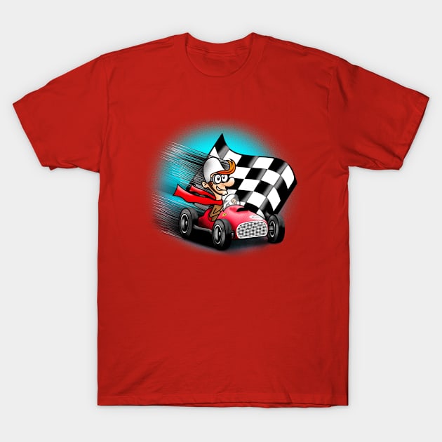 Race car driver T-Shirt by ploxd